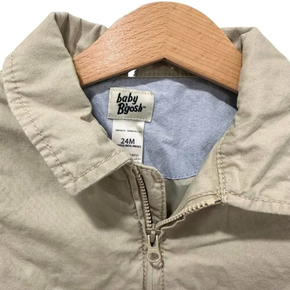 Baby B'Gosh Canvas Light Jacket Khaki 24M